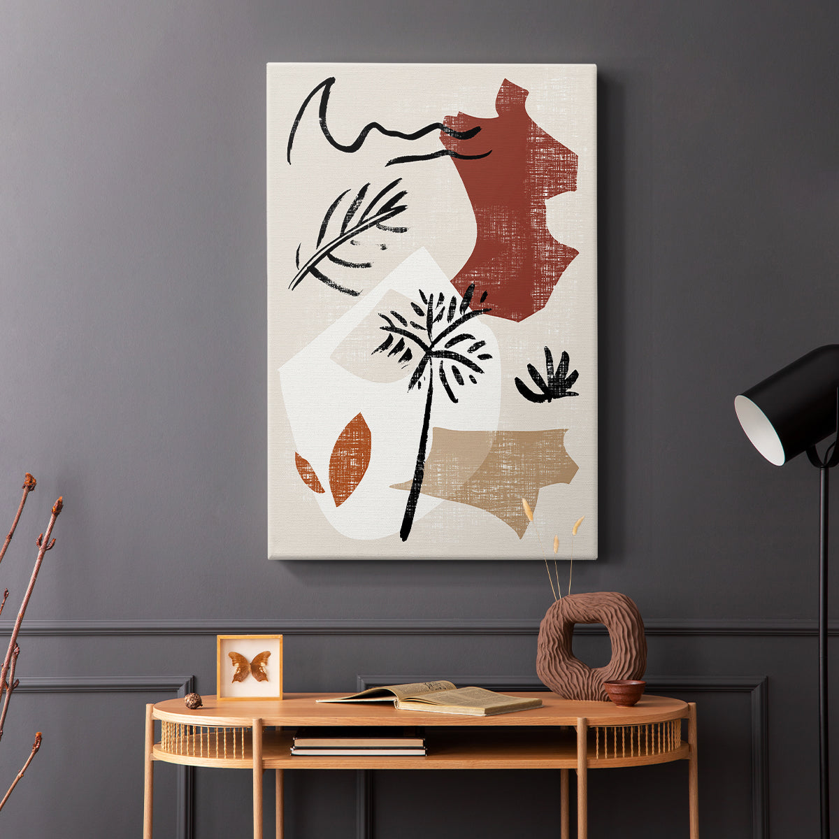 Soft Palms V - Canvas Art Print