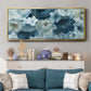 Blue on Blue - Floater Framed Canvas Print
