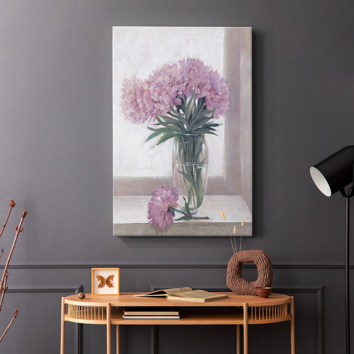 Windowsill Floral I - Canvas Art Print