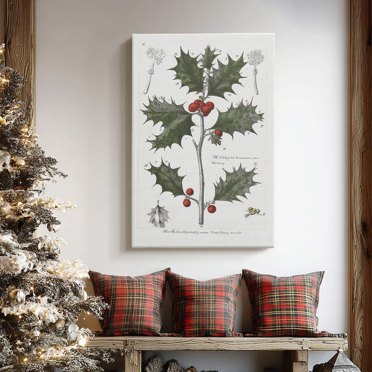 Silver Promise of Nativity - Canvas Art Print
