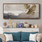 Watercolor with Gold II - Floater Framed Canvas Print