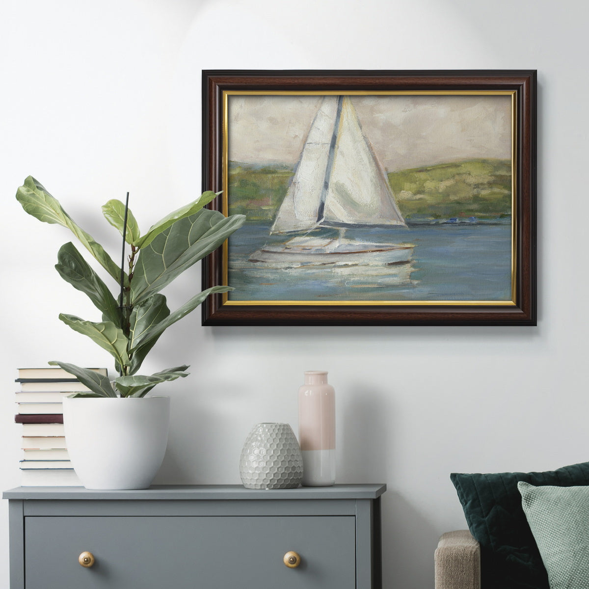 Off the Coast I Premium Framed Canvas- Ready to Hang