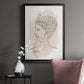 Greek Busts VI - Modern Framed Canvas Print