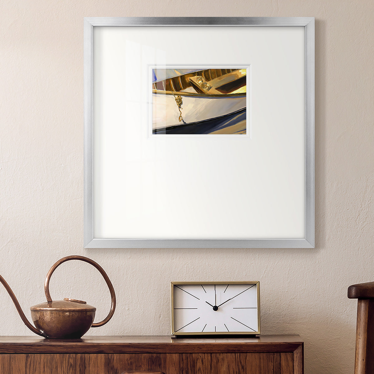 Golden Cano III Premium Framed Print Double Matboard