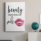 Beauty Starts With A Smile Premium Gallery Wrapped Canvas - Ready to Hang