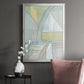 Mint Reflection II - Modern Framed Canvas Print