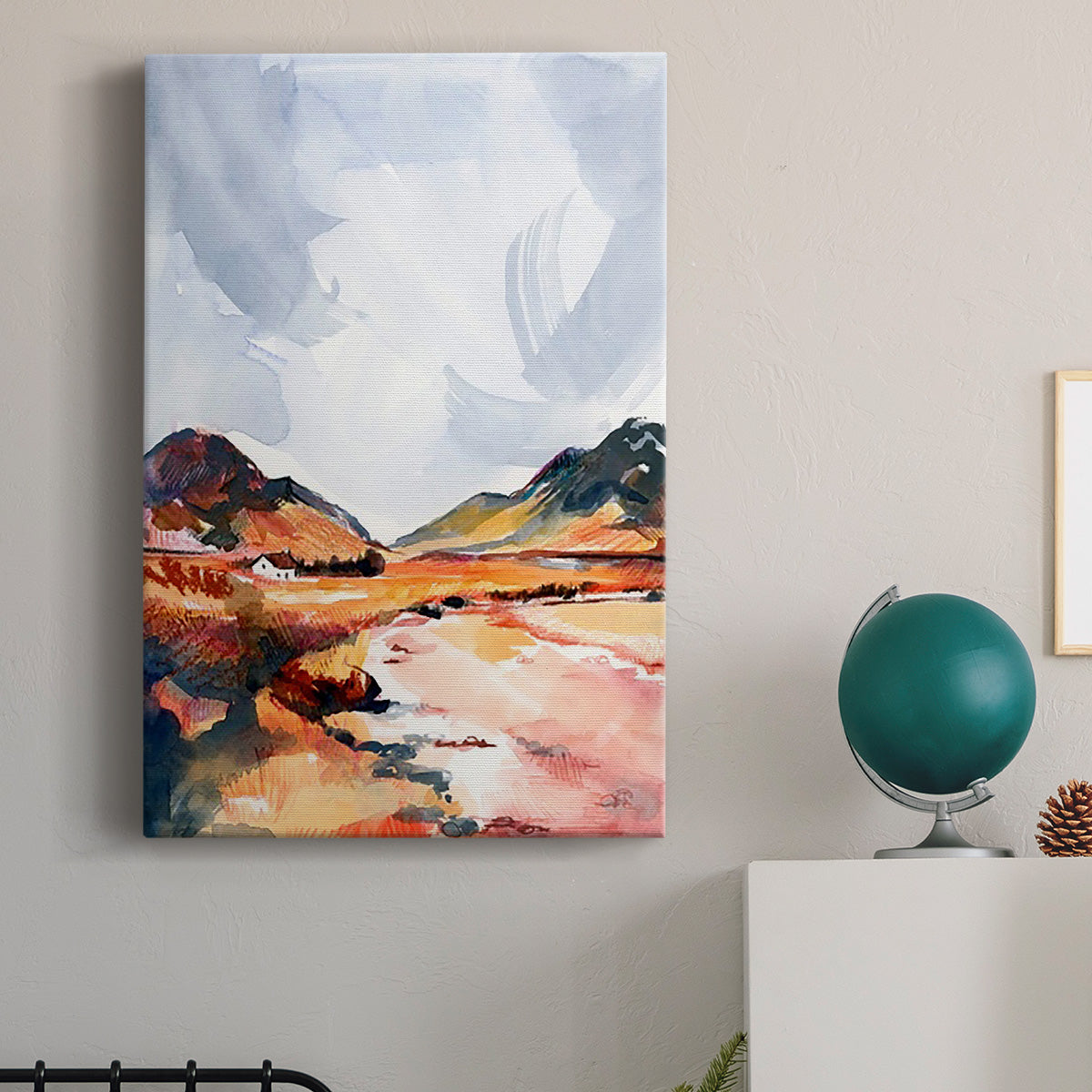 Chromatic Landscapes II Premium Gallery Wrapped Canvas - Ready to Hang