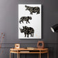 Ornamental Safari Animals II - Canvas Art Print