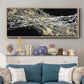 Mistral III in Black - Floater Framed Canvas Print