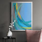 Circulating Flow I - Modern Framed Canvas Print