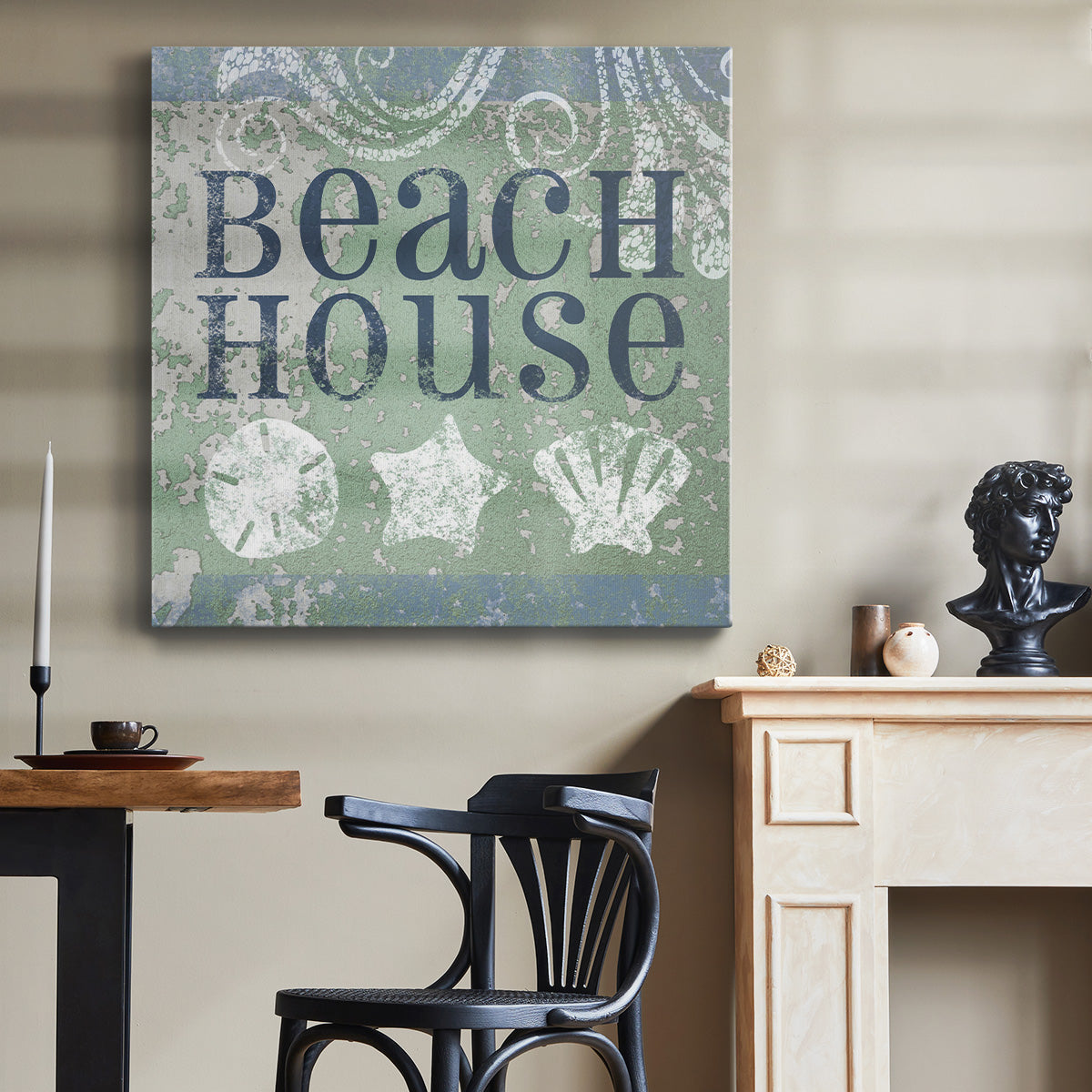 Beach Sign I - Canvas Art Print