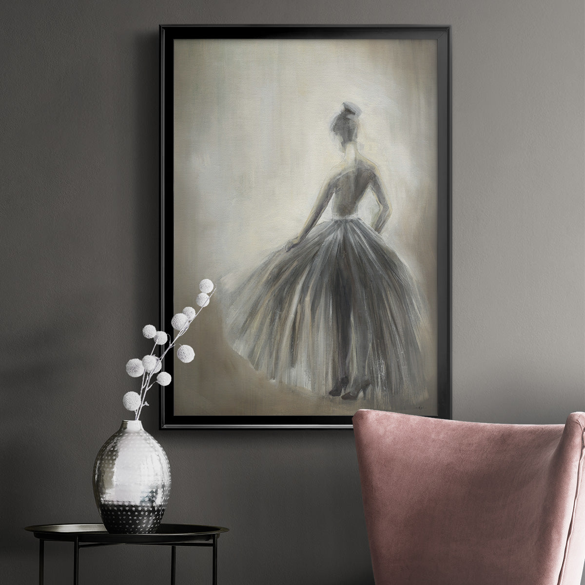 Over in the Light -  Framed Canvas Print