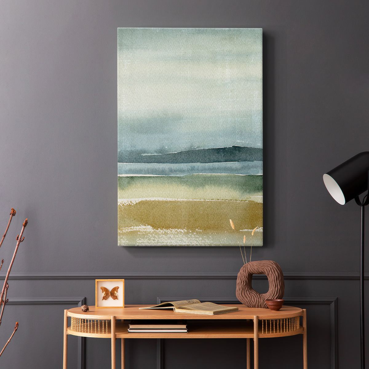 Ochre Outlook I - Canvas Art Print