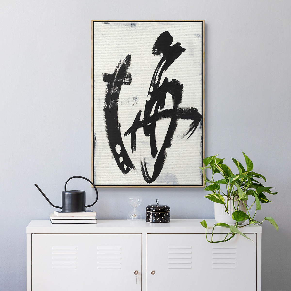 Treasure Map -  Framed Canvas Print