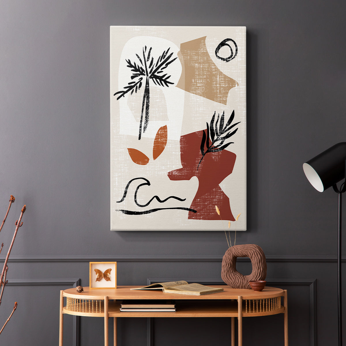 Soft Palms III - Canvas Art Print