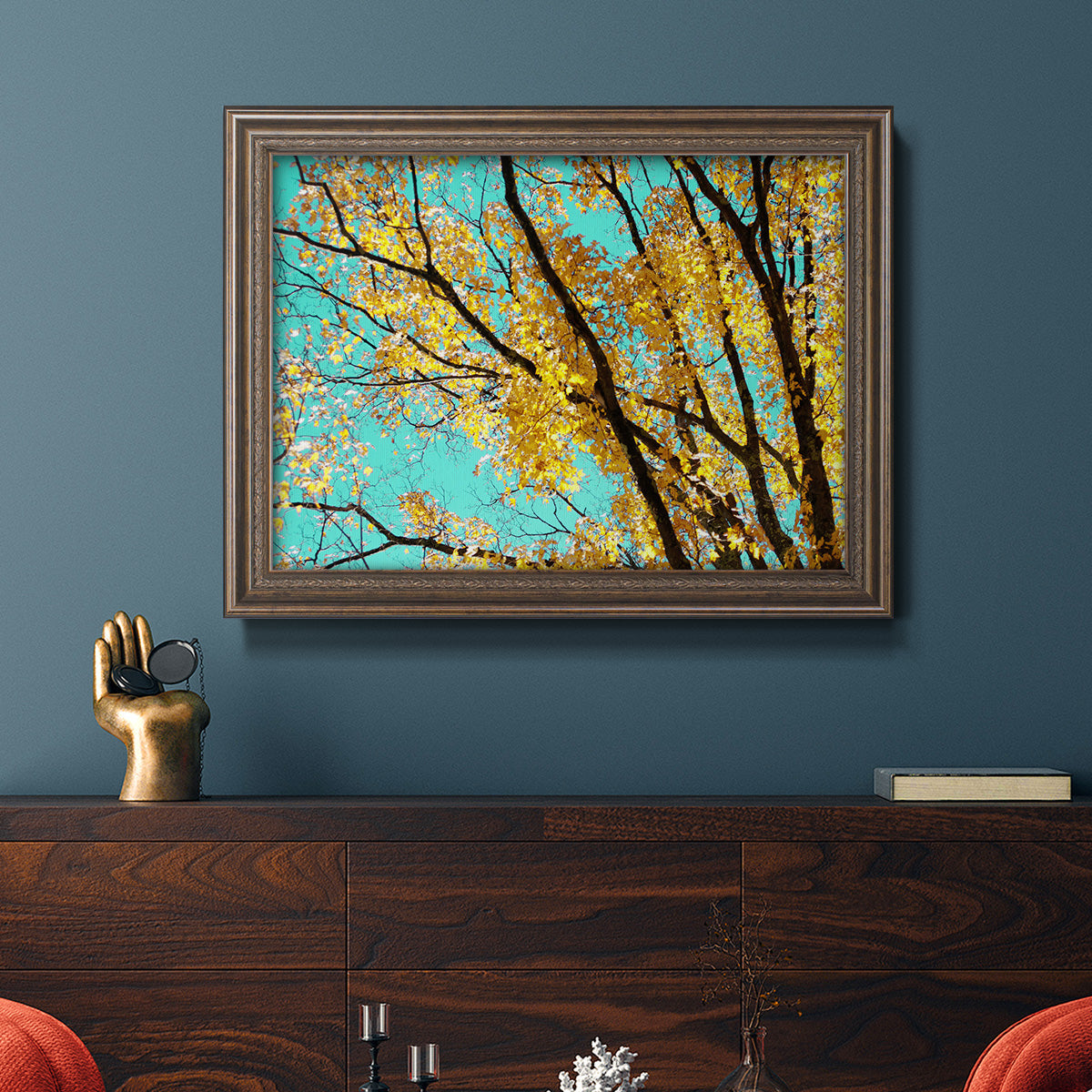 Autumn Tapestry IV Premium Framed Canvas- Ready to Hang