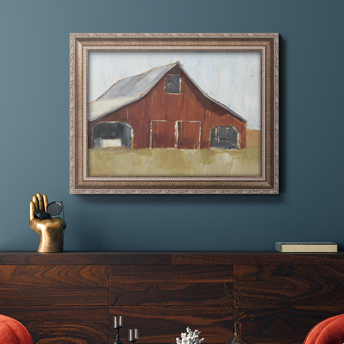 Rustic Red Barn I Premium Framed Canvas- Ready to Hang