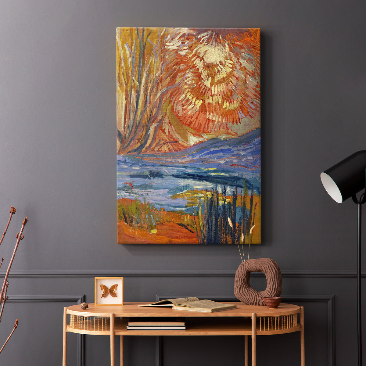 Cadmium Winter Solstice II - Canvas Art Print
