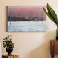 Sunset Snowfall I Premium Gallery Wrapped Canvas - Ready to Hang