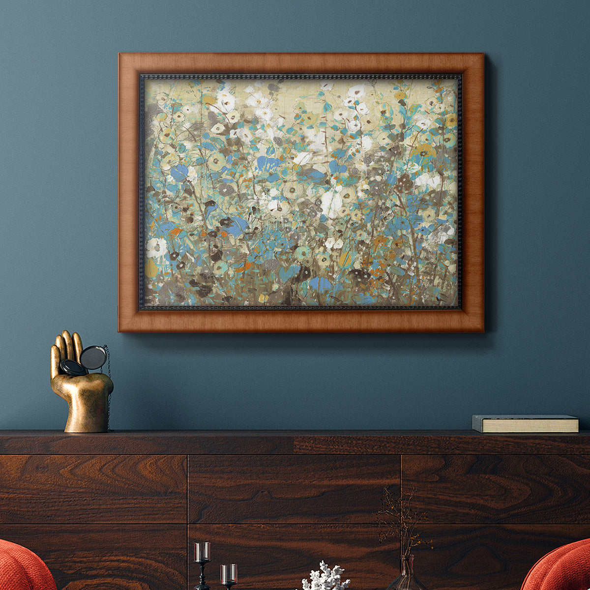 Flowering Vines I Premium Framed Canvas- Ready to Hang