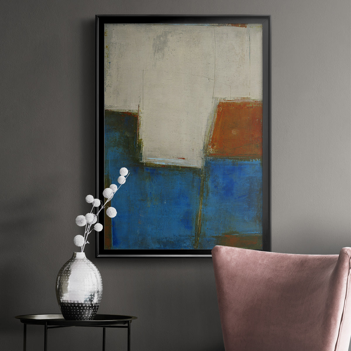 Complex Thought - Modern Framed Canvas Print