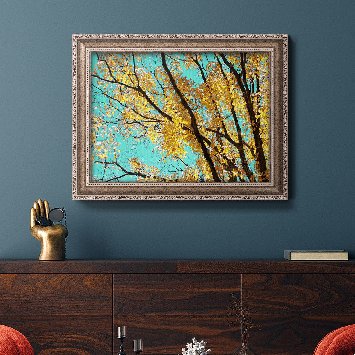 Autumn Tapestry IV Premium Framed Canvas- Ready to Hang