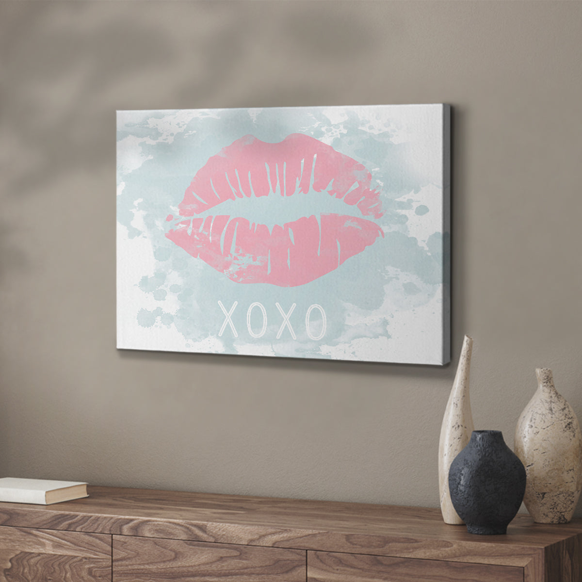 XOXO in Color - Canvas Art Print