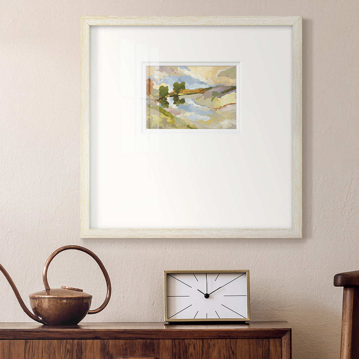 Uplands I- Premium Framed Print Double Matboard