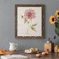 Soft Peony - Premium Canvas Framed in Barnwood - Ready to Hang