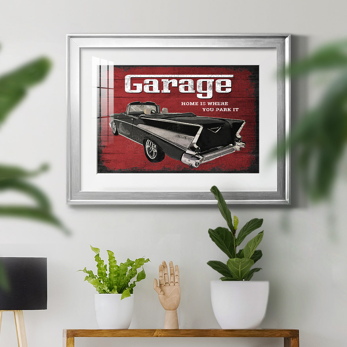 The Garage Premium Framed Print - Ready to Hang