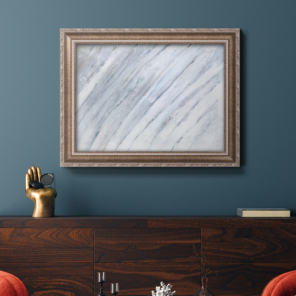 Soft Fronds I Premium Framed Canvas- Ready to Hang