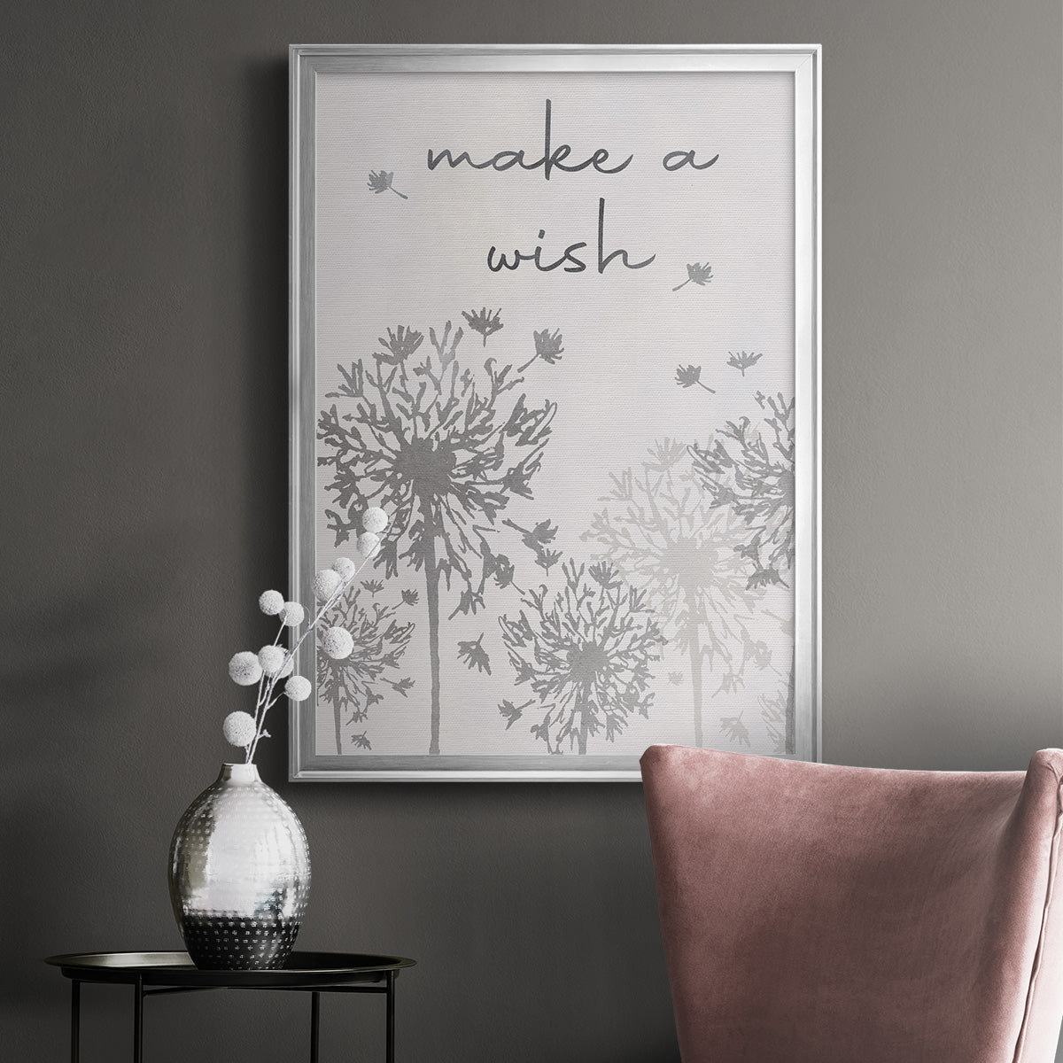 Make A Wish - Modern Framed Canvas Print