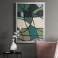 Multicolor Stained Glass I - Modern Framed Canvas Print