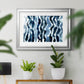 True Blue Wave I - Modern Framed Art Print