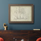 Sailboat Blueprint I Premium Framed Canvas- Ready to Hang