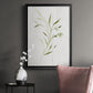 Windblown Leaves II - Modern Framed Canvas Print