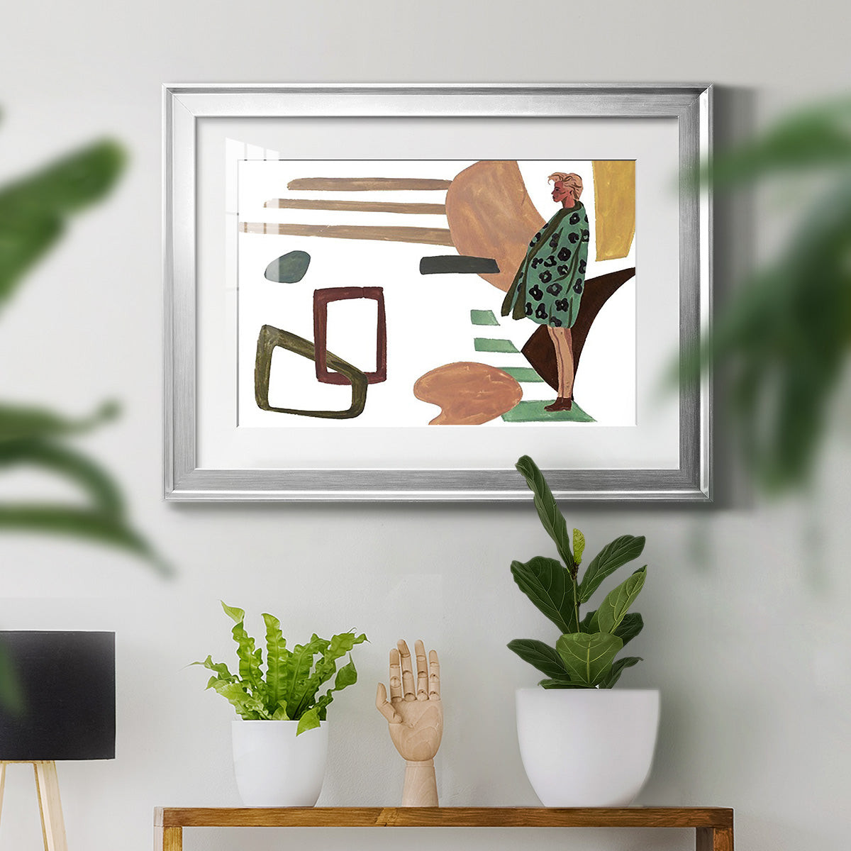 Vintage Vibes V Premium Framed Print - Ready to Hang