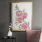 Watercolor Blooms I - Modern Framed Canvas Print