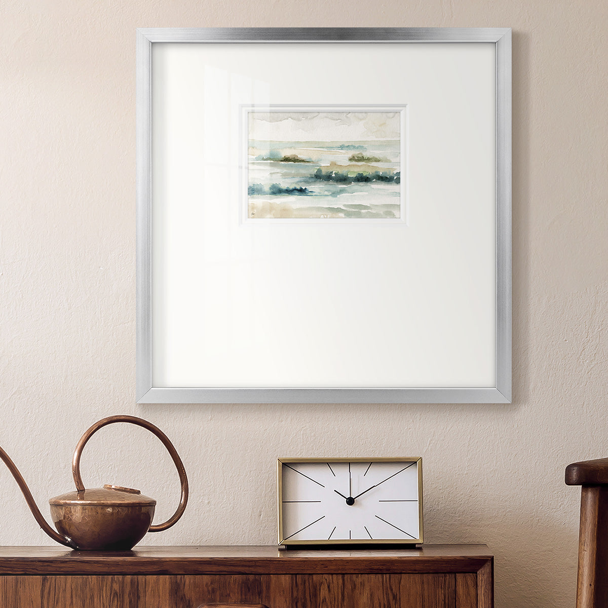 Pastel Panorama Premium Framed Print Double Matboard