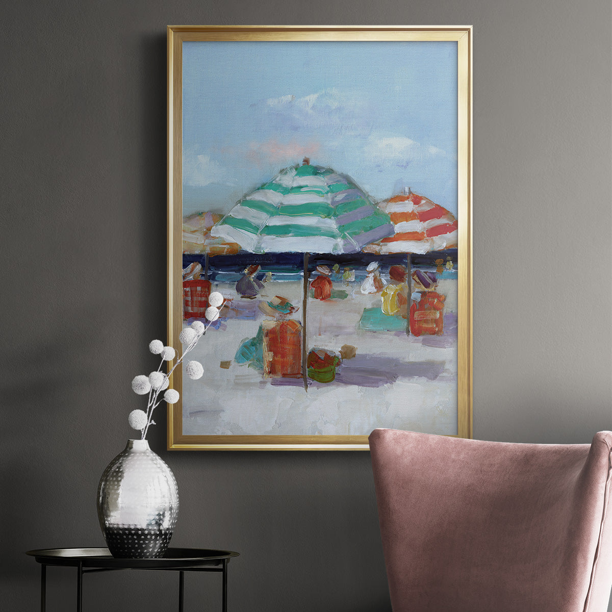 A Day Dream I - Modern Framed Canvas Print