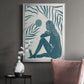 Moon Gazer II - Modern Framed Canvas Print