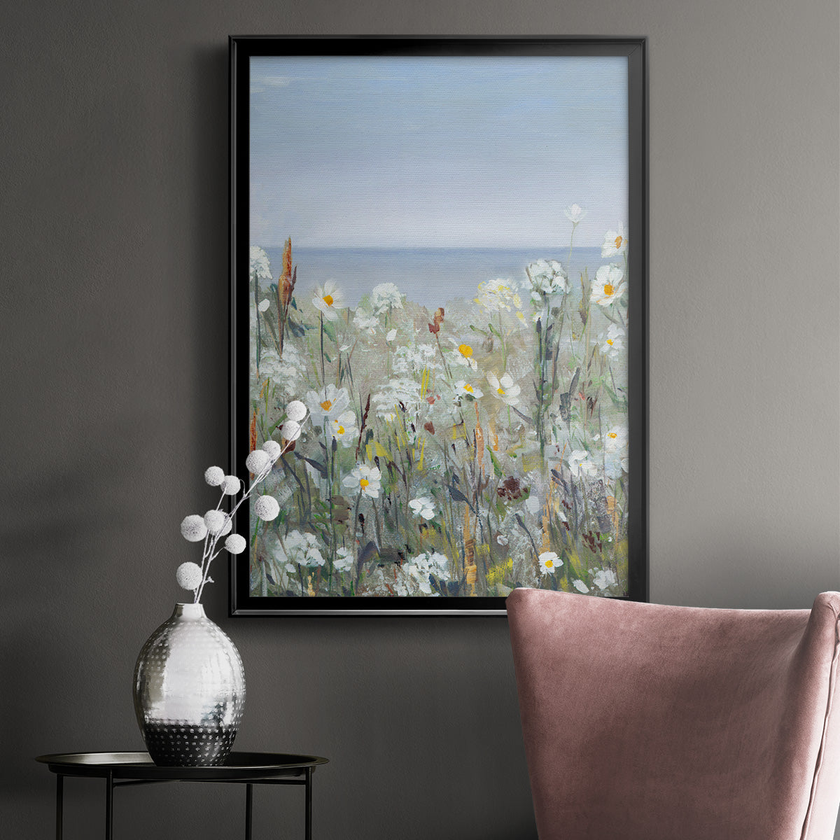 Wild Sea Breeze I - Modern Framed Canvas Print