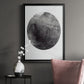 Graphite Moon I - Modern Framed Canvas Print