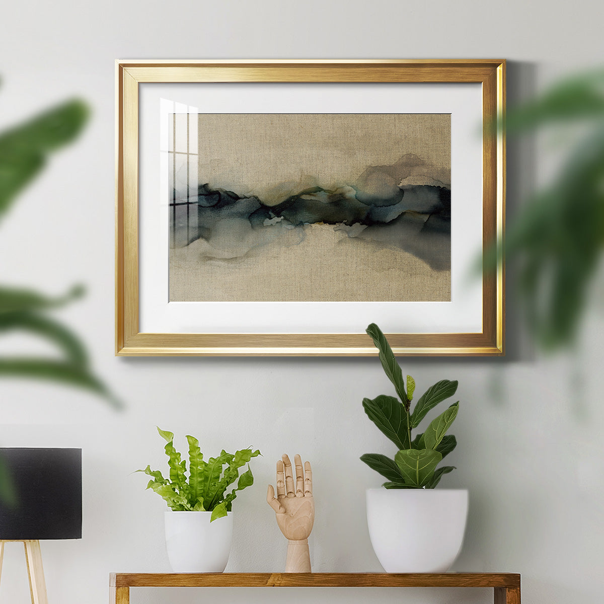 Ocean Streams - Modern Framed Art Print