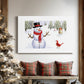 Silver Yule at Midnight - Canvas Art Print