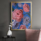 Layered Petals II - Modern Framed Canvas Print
