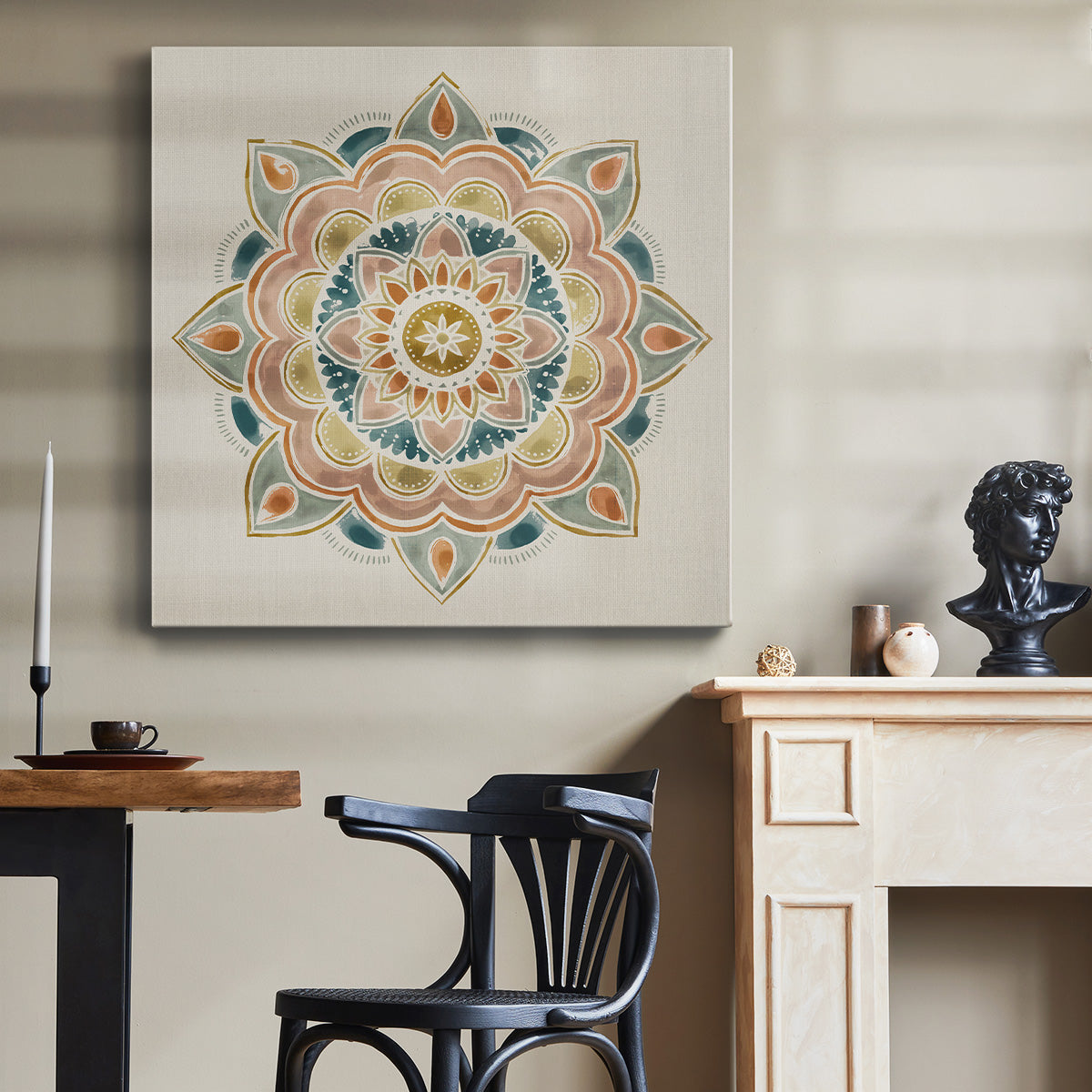 Summer Mandala I - Canvas Art Print