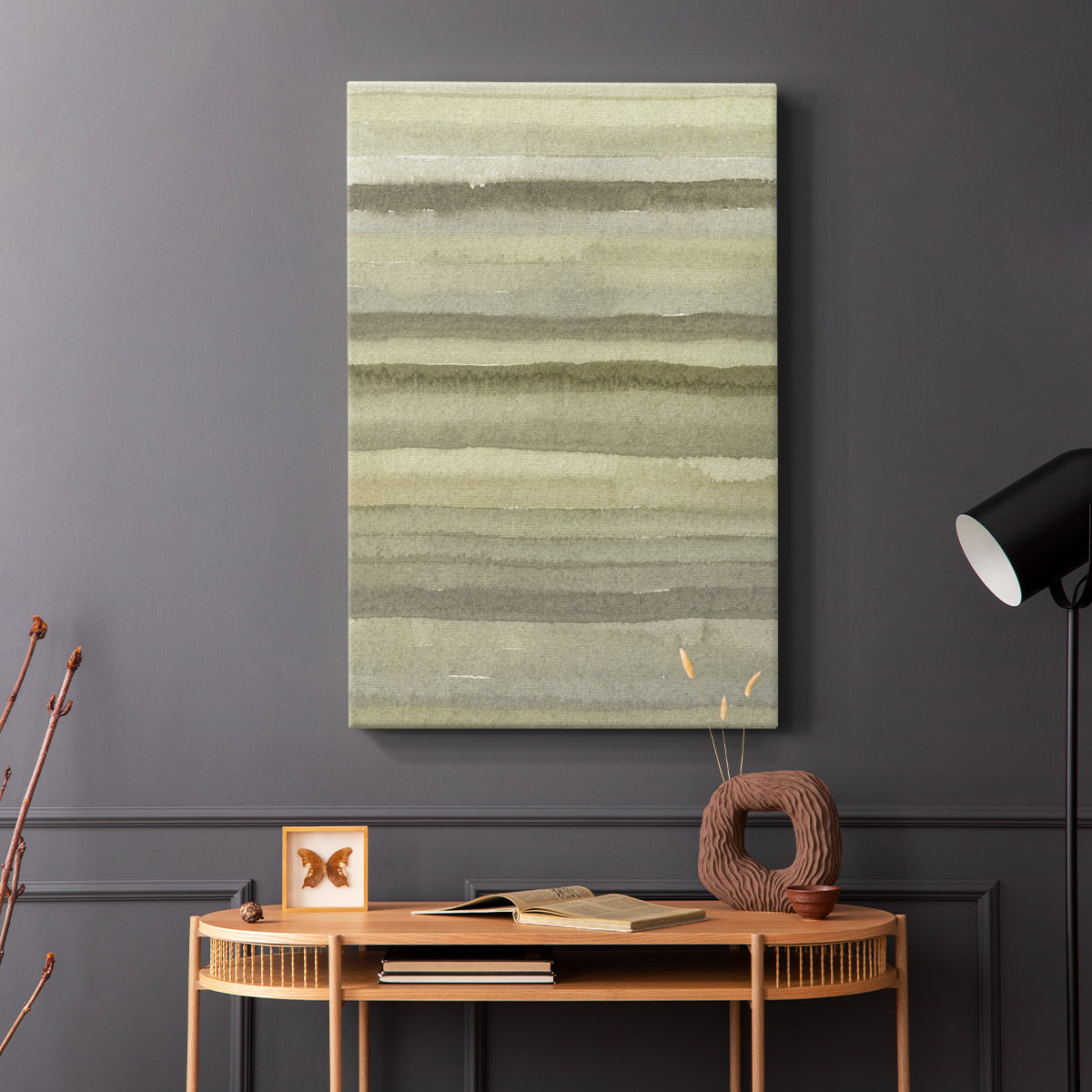 Lines in Neutral II - Canvas Art Print