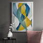 Horizontal Bands I - Modern Framed Canvas Print