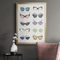 Vintage Glasses I - Modern Framed Canvas Print